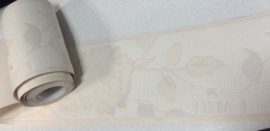 beige wit behangrand trendy metalic