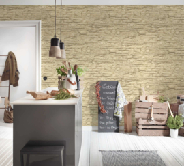 Steen behang beige 7071-30