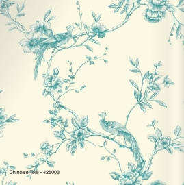 CHINOISE TEAL BEHANG - Arthouse Options 2 425003