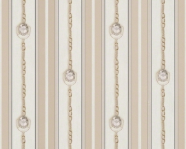 AS Creation Hermitage 9 behang 94354-2 creme beige klassiek diamanten