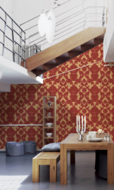 rood barok behang klassiek 35068-6