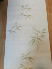 Groen bloemen glitter behang xxx223