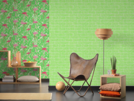 groen steen behang 35981-3