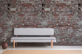 steenbehang verouderd betonsteen 