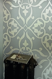BN Wallcoverings Glamorous 46731 barok grijs glans vlies
