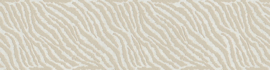 Zebraprint behangrand beige