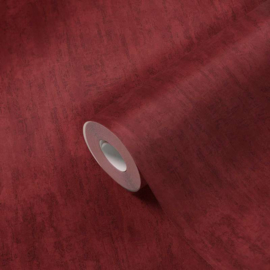 Rood behang uni vlies 34737-4