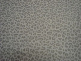 luipaardprint grijs wit dieren print behang 65