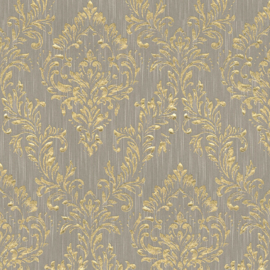 beige goud barok textiel behang glitter 30659-3