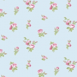 Norwall English Florals bloemen behang G34346