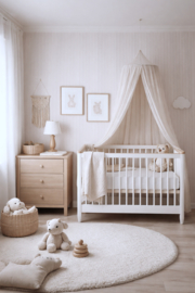 Noordwand Miniatures 3 G67926 Beige Vliesbehang – Fijne Streepjes