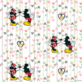 Mickey Mouse & Minnie Kiss behang WPD 9733