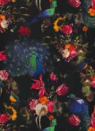 Luxe Botanisch Behang met Pauwenmotief  6371-15