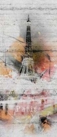 Komar fotobehang Paris 2-1315 deurposter