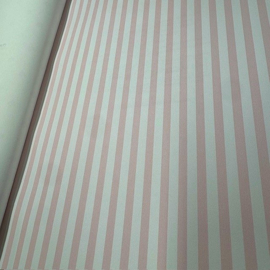 Noordwand Miniatures 3 G67912 Vliesbehang – Roze/Wit Fijne Streepjes, Landelijk met Linnen Structuur