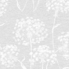 grijs bloemen behang fd24626