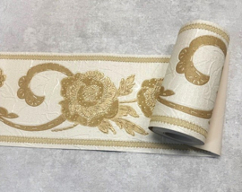Glitter Rand Met Mooie Bloemen