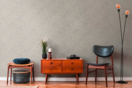 Retro behang geo effect 38352-3