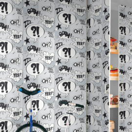 strips behang zwart wit 232608