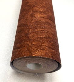 Platinum vliesbehang  koperstructuur 31021
