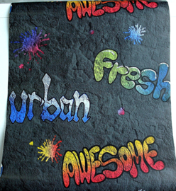 Graffiti behang voor stoere tieners 291053