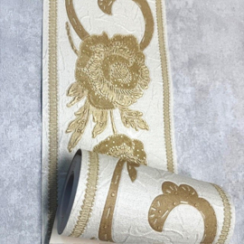 Glitter Rand Met Mooie Bloemen