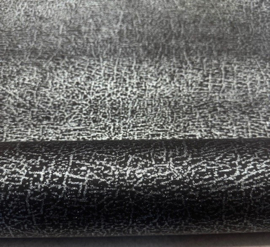 Glitter Behang Zwart Zilver Modern Vliesbehang