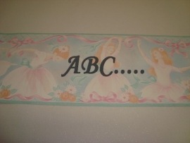 Behangrand roze prinses 067