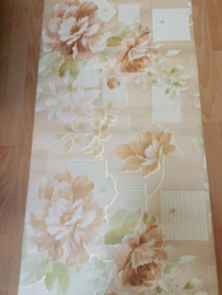 goud bruin bloemen behang vinyl 7800-58