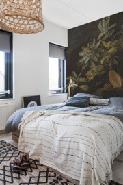 Dutch Wallcoverings Painted Memories Mural Passion Flowers 8007