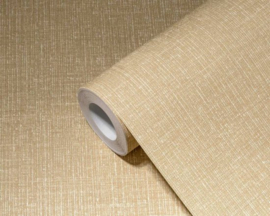 TEXTIELLOOK BEHANG | Metallic Linnenstructuur - beige creme - A.S. Création My Home My Spa 38694-5