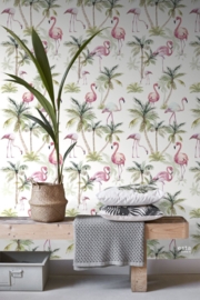 Esta Home Jungle Fever Wallpaper XXL Flamingo's 158844