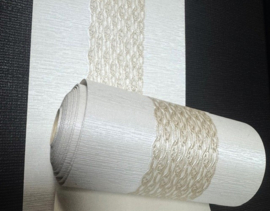 Goud rand wit sierlijk Engelse stijl