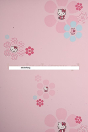 hello kitty roze blauw disney meisjes  behang 01597
