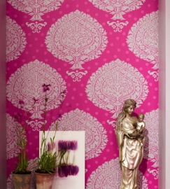 54037  Women 4  Walls  Marburg roze barok modern vlies behang