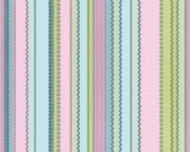 Be happy AS Creation Behang 8641-16 strepen kant meisjes