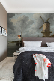 Dutch Wallcoverings Painted Memories Mural The Windmill 8023