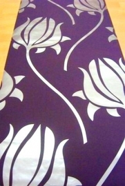 paars tulp vlies modern behang 112