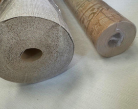 Blokken behang Beige Landelijk zandkleuren Exclusief Italiaans Vinylbehang