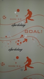 voetbal behang oranje 0027