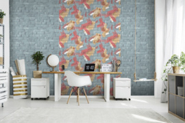 Dutch Wallcoverings Pop behang Baksteen M46604