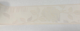 beige wit behangrand trendy metalic