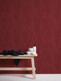 Rood behang uni vlies 34737-4
