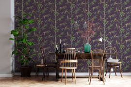 Behang met bamboe en kolibri's  G56410  Global Fusion