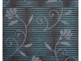 bloemen behang met glitter xx54