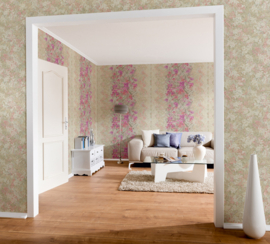 Boemen  Behang rose 30719-2