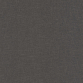 zwart linnenprint behang 36634-7