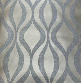 goud glitter barok behang vlies retro 3D effect Erik Kuster stijl
