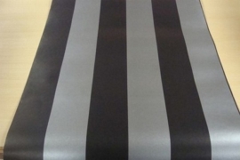 zwart grijs streepjes behang 