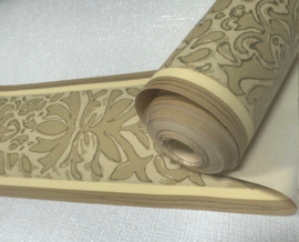 goud behangrand creme retro mandala's
